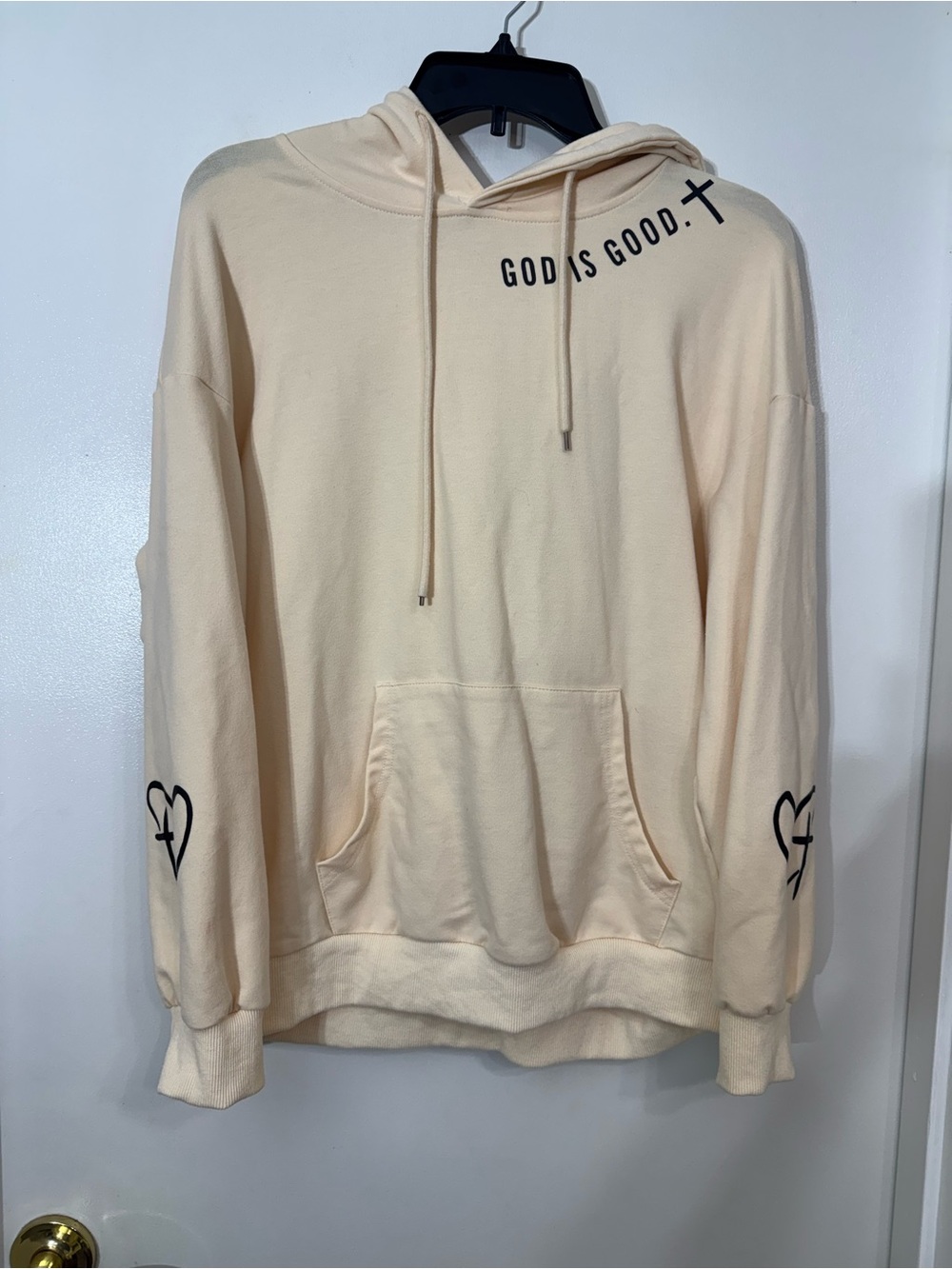 God Is Good Cream Pullover Hoodie
